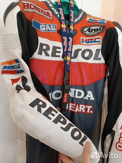 Мотоциклетный комбинезон Alpinestars repsol 48 (м)
