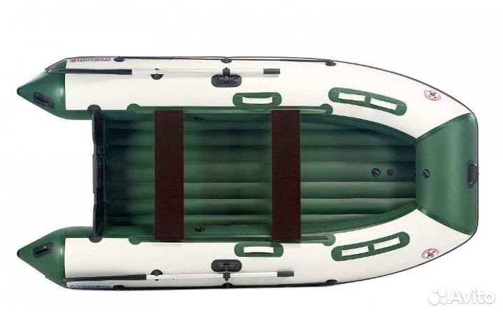 Лодка mishimo lite 400 зелено-серый