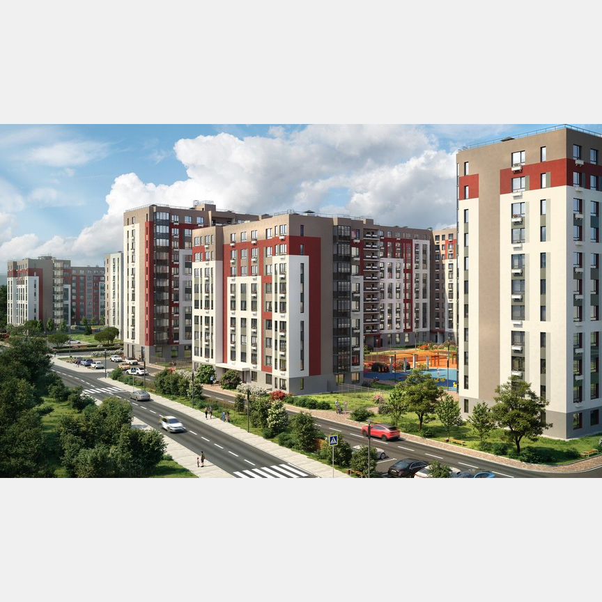 2-к. квартира, 49,2 м², 9/10 эт.