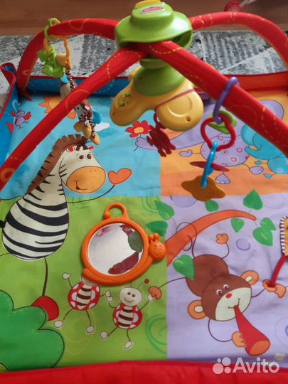 Развивающий коврик tiny love солнечная полянка