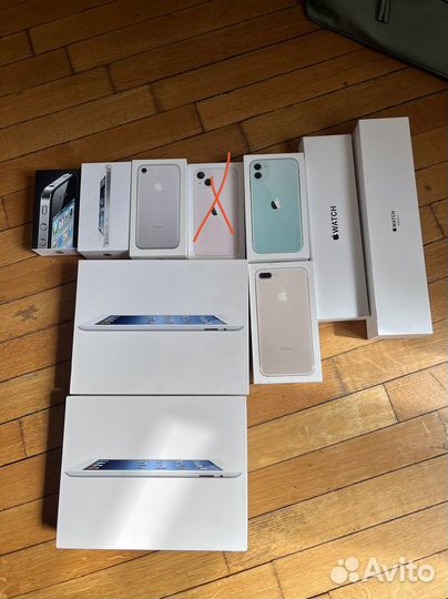 Коробка iPhone, iPad, applewatch