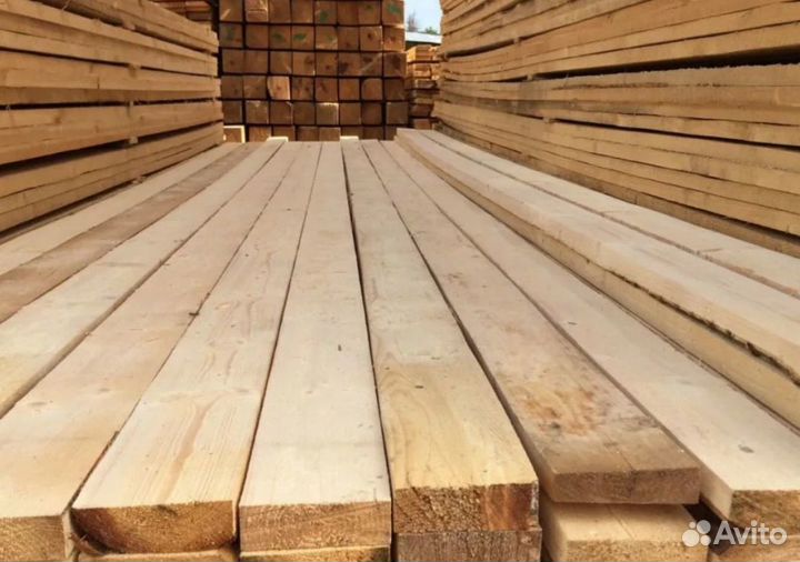 Доска обрезная, брус, паллетка от производителя