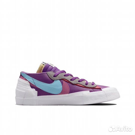 Кеды kaws x Sacai x Nike Blazer Purple Dusk