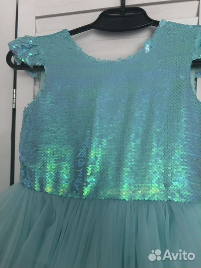 Нарядное платье для девочки 122 128