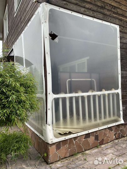 Остеклить крыльцо веранду дом баню