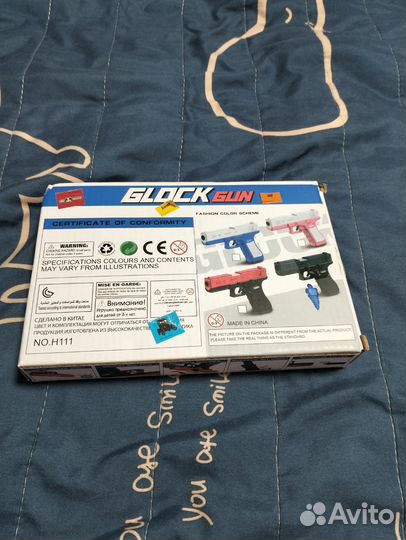 Пистолет glock gun