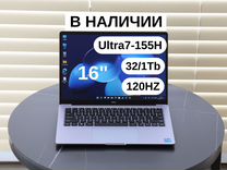 Xiaomi RedmiBook Pro 16 UItra7-155H/32Gb/1Tb/120hz