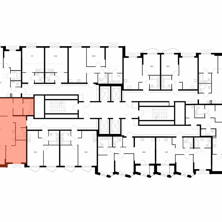 3-к. квартира, 81,1 м², 18/32 эт.