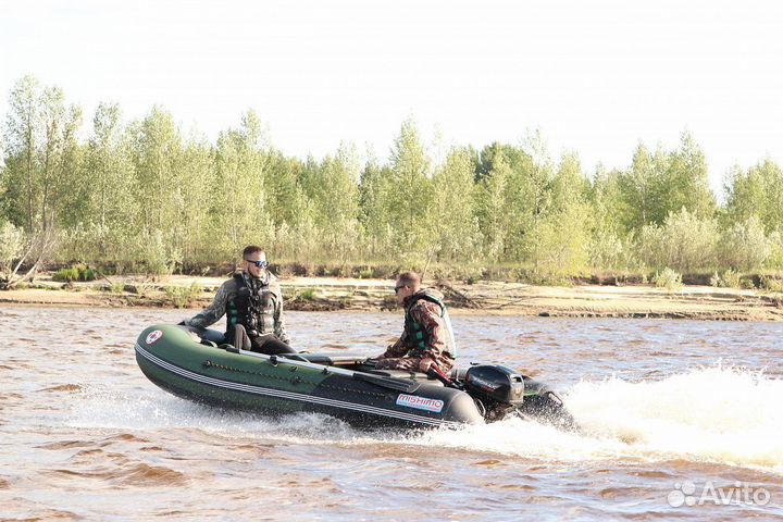 Лодка mishimo PRO 350, зеленая