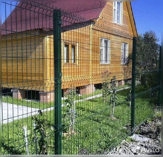 Сетка для забора 3d