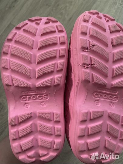 Crocs сапоги для девочки