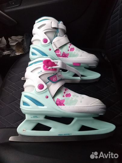Коньки ледовые раздвижные р.36,37,38,39,40,41