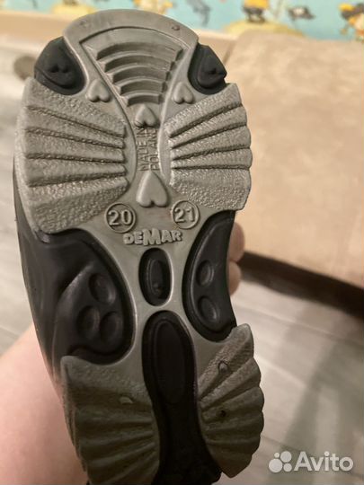 Зимние детские ботинки 20-21 размер