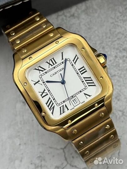 Шикарные мужские часы Cartier premium