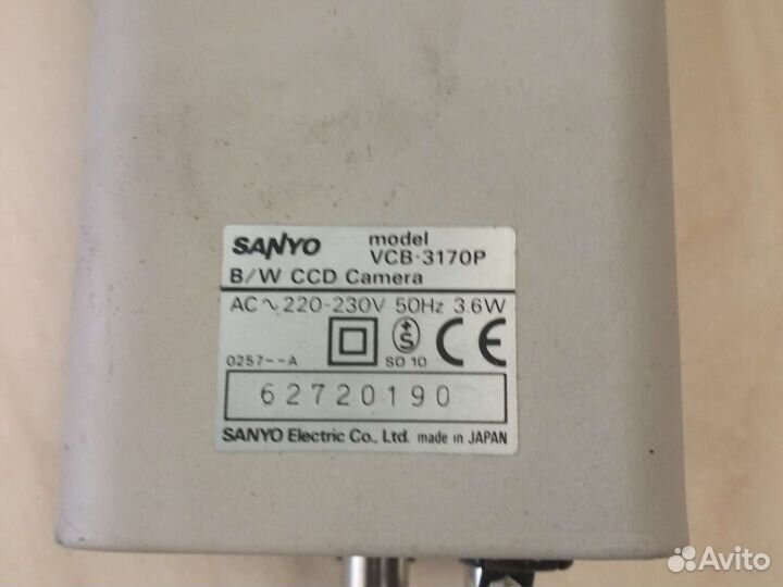 Камера Sanyo VCB-3170P