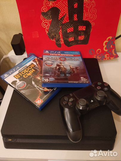 Sony PlayStation 4 slim 500gb + игры в подарок