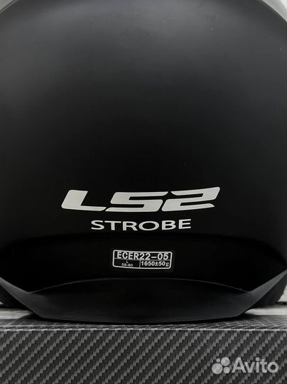 Шлем LS2 FF325 strobe electric snow Solid
