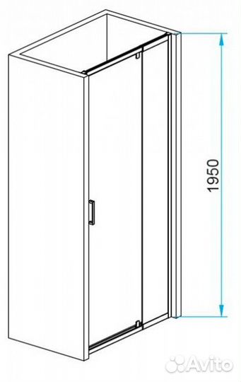 Душевой уголок RGW Passage PA-078-1 100x80