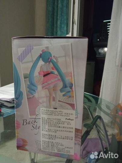Фигурка hatsune miku macaron мику хацунэ хатсуне
