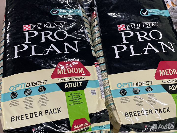 Purina Pro plan для собак 18 кг