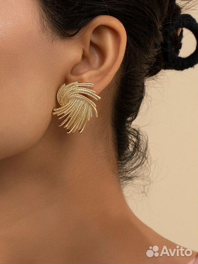 Серьги крупные конго