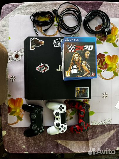 Sony playstation 4 pro 1tb, игры на ps4