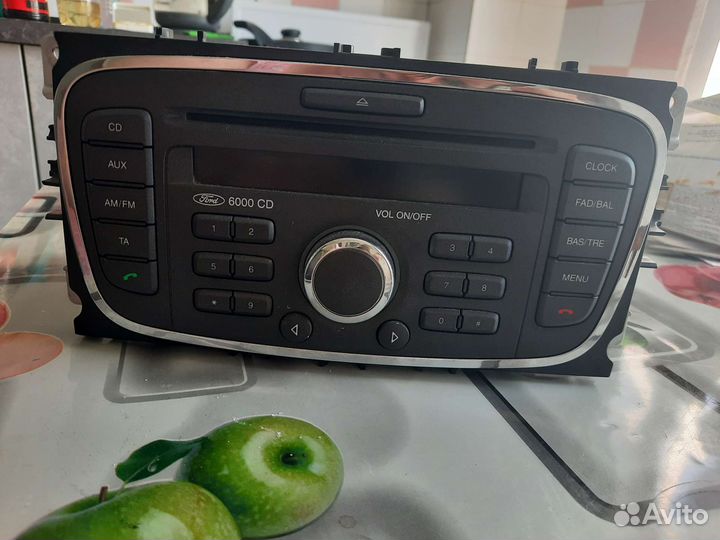 Штатная магнитола ford focus 2 6000 cd