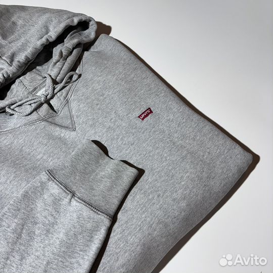 Худи Levi’s Gray Blanc Hoodie