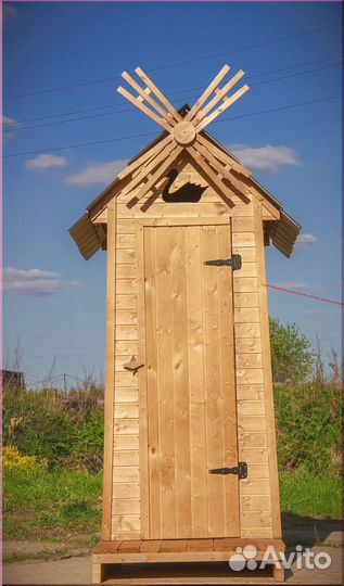 Дачный туалет с установкой SOX555