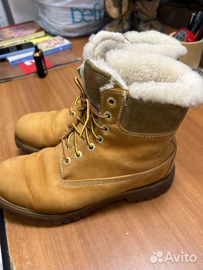 Ботинки зимние timberland 38