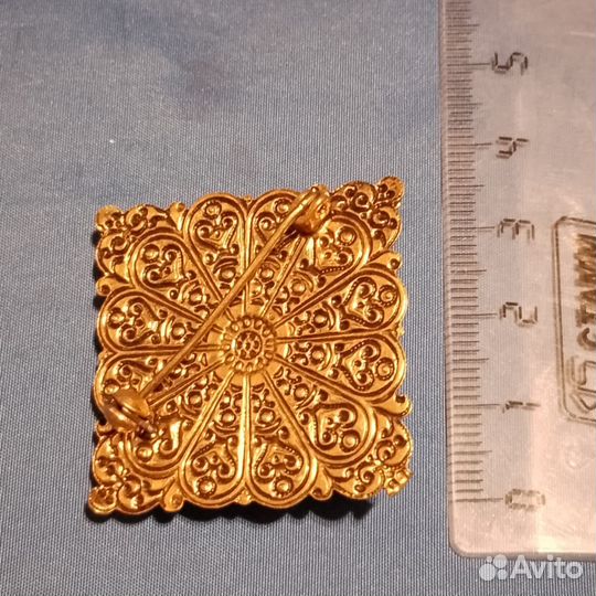Брошь винтаж Чехия