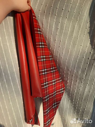 Косынка из экокожи