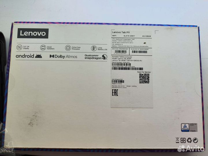 Планшет lenovo tab p11