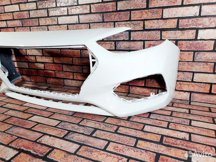 Передний бампер на Hyundai Solaris 2 2017-2020