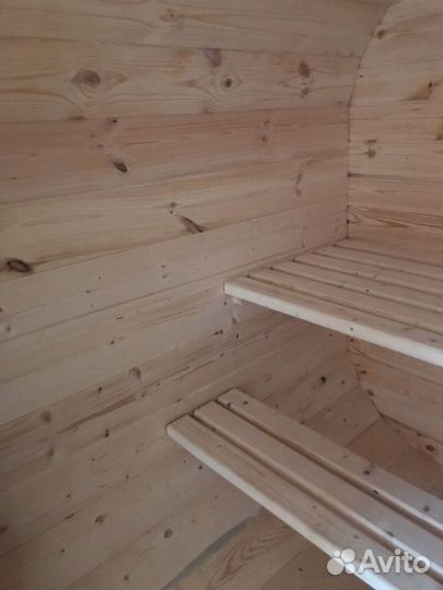 Баня-бочка под ключ