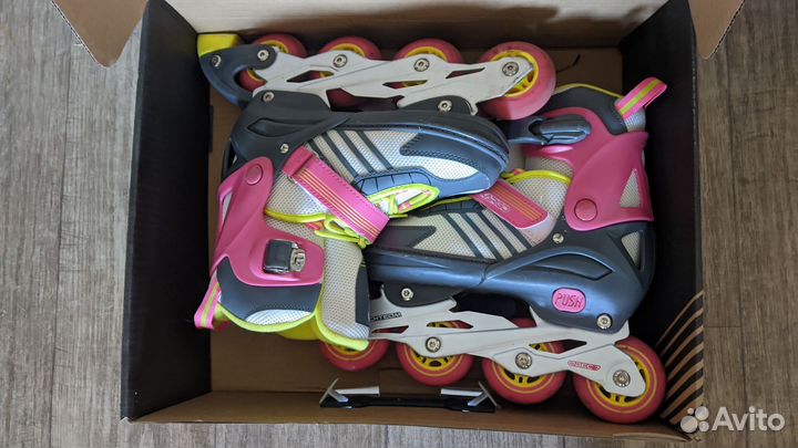 Роликовые коньки раздвижные 35-38