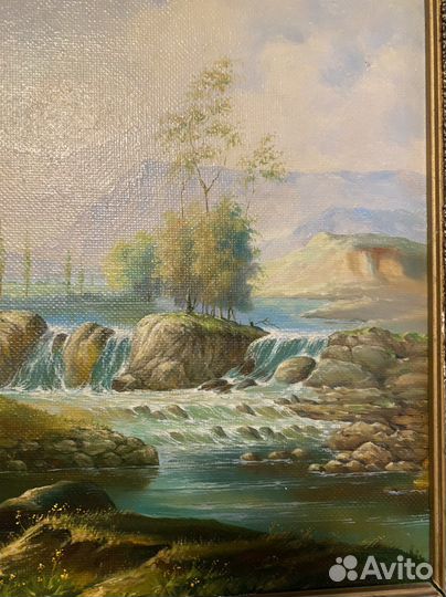 Картина пейзаж, холст масло