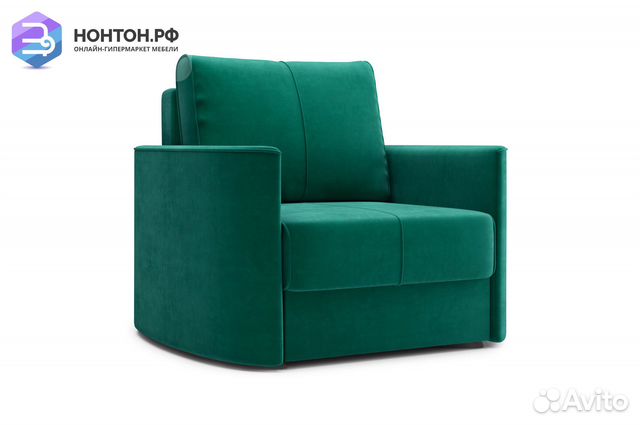 Кресло еврокнижка Колибри изумрудное