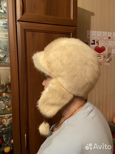 Шапка зимняя меховая женская