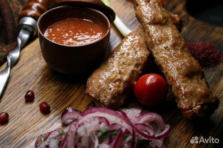 Люля-кебаб из баранины