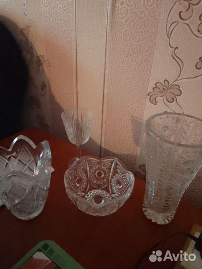 Хрустальные бокалы СССР