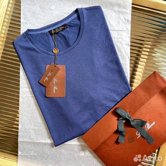 Футболка Loro Piana син