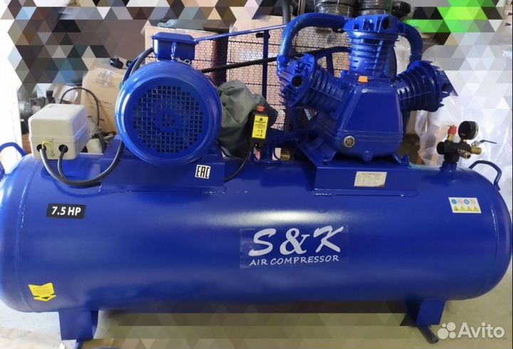 Компрессор 1200 литров 380 вольт