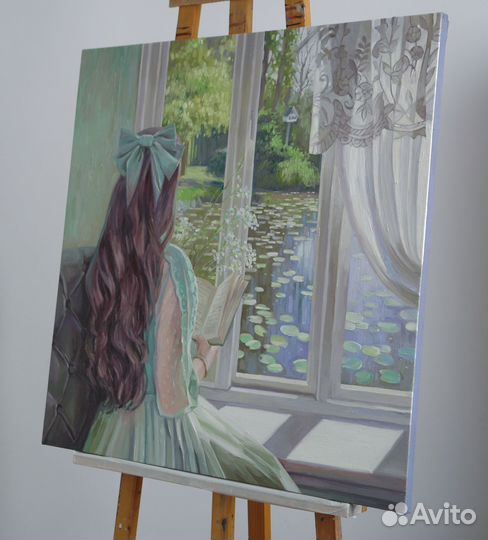 Картина маслом на холсте Импрессионизм Пейзаж