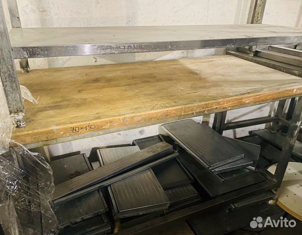 Стол кондитерский с деревянной столешницей купить в Москве | Готовый ...