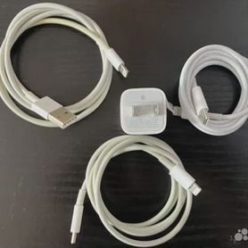 Кабели адаптеры lightning type-c apple