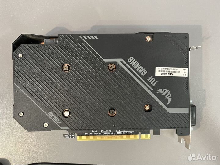 Видеокарта asus tuf gaming gtx 1660 ti oc 6gb