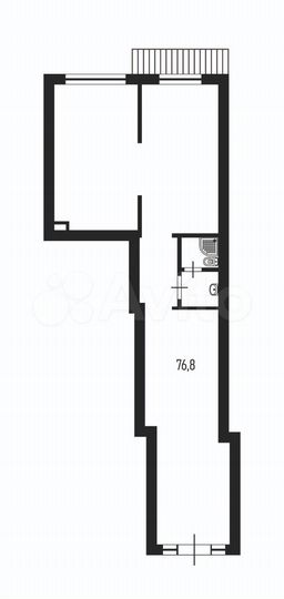 Торговая площадь в ЖК Новелла, 76.8 м²