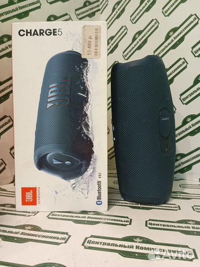 Колонка jbl charge 5 blue (оригинал)