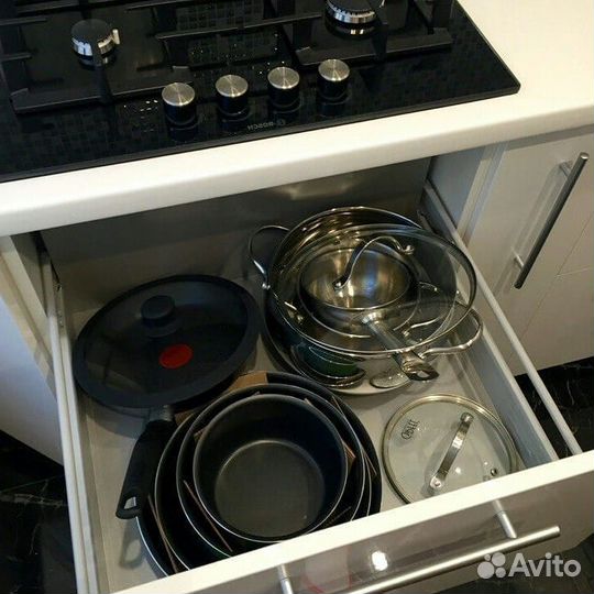 Кухонный гарнитур угловой. Кухня прямая